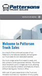 Mobile Screenshot of pattersonstrucksales.co.uk